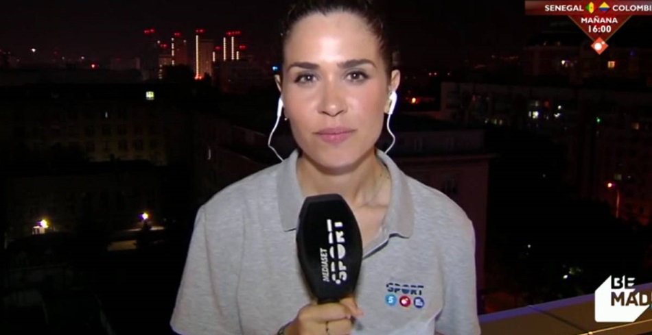 La periodista de Mediaset María Gómez