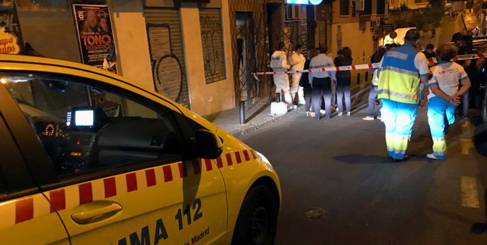 Lugar en el barrio de Tetuán donde fue encontrado el cadáver de la mujer