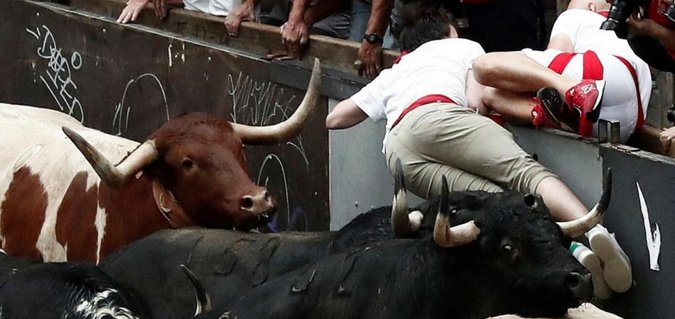 Primer encierro de los Sanfermines 2018