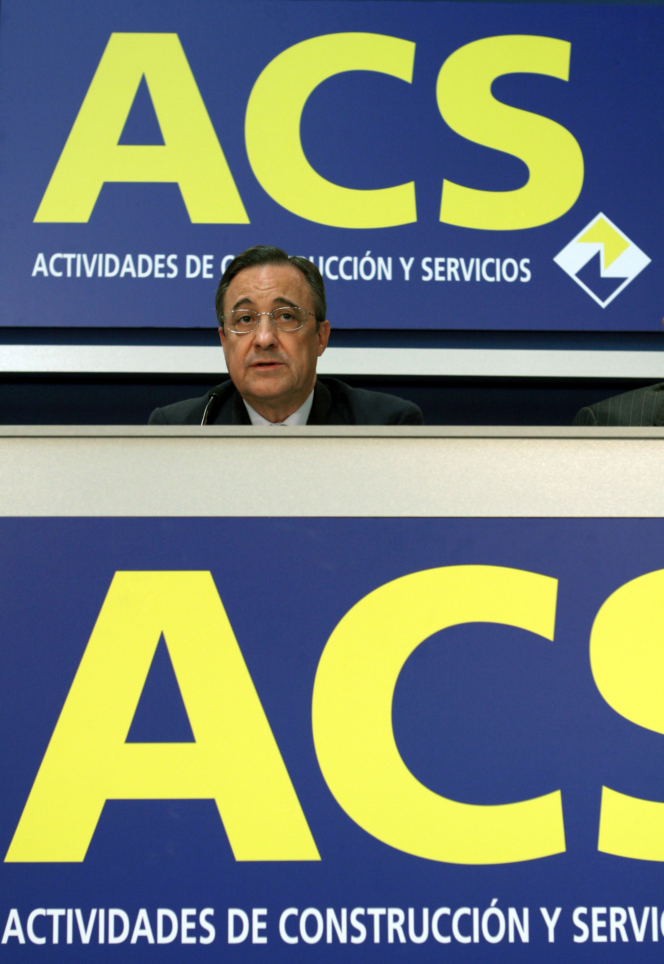 El presidente del grupo ACS, Florentino Pérez. 