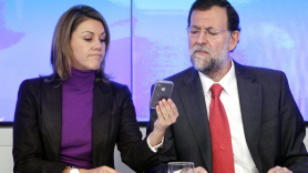 María Dolores de Cospedal y Mariano Rajoy.