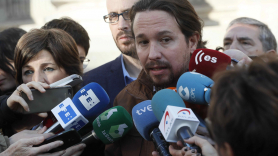 El líder de Podemos, Pablo Iglesias