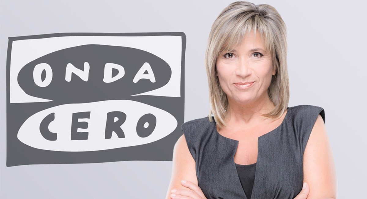 La periodista Julia Otero en una imagen promocional de su emisora, Onda Cero