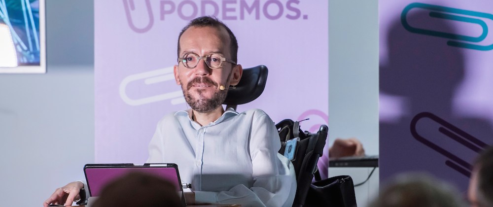 Pablo Echenique, secretario de Organización de Podemos.