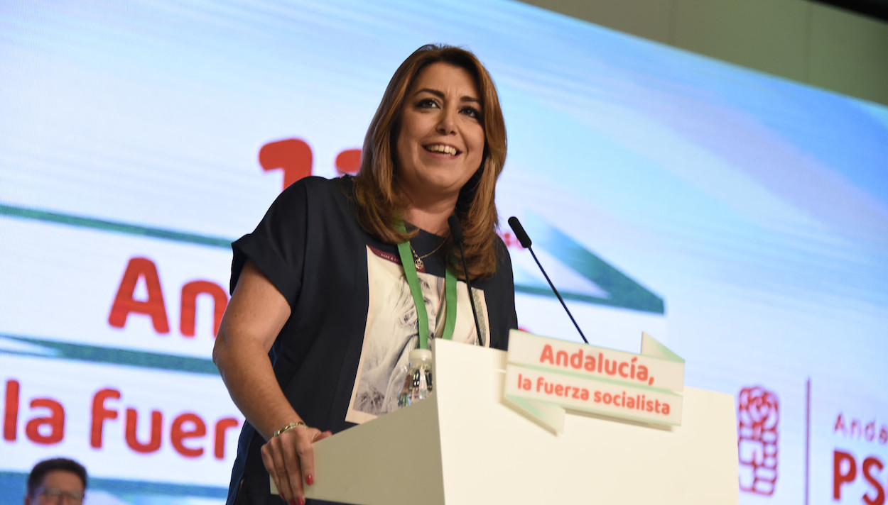 Susana Díaz, en un acto del Partido Socialista.