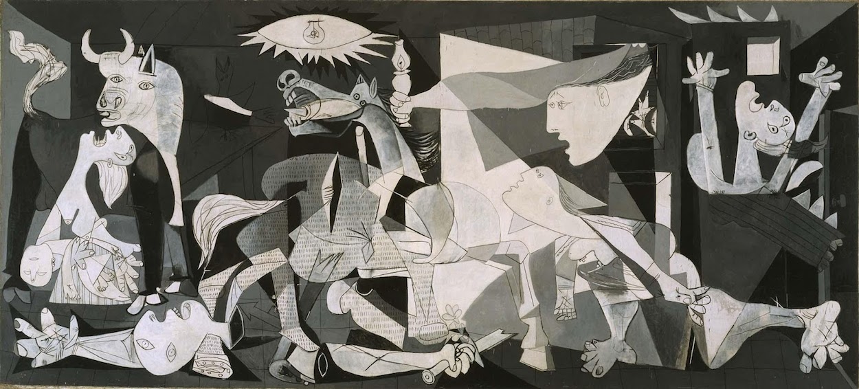 El célebre cuadro de Picasso.