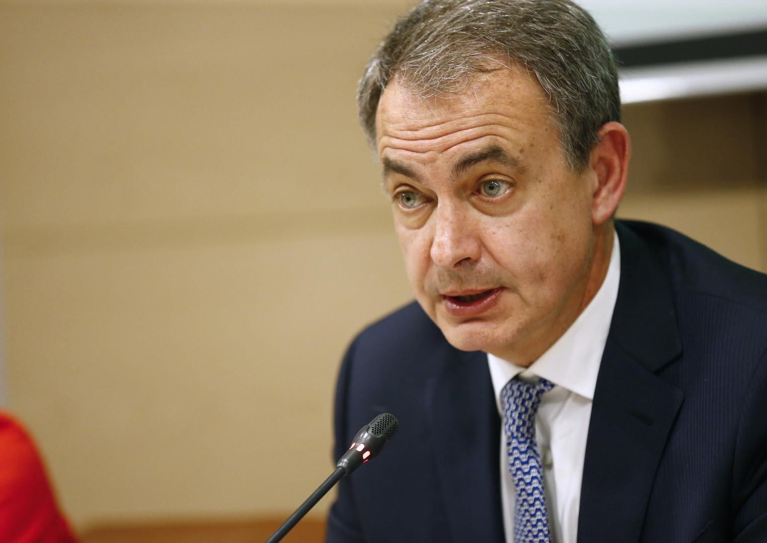 El expresidente José Luis Rodríguez Zapatero en una imagen de archivo - EFE