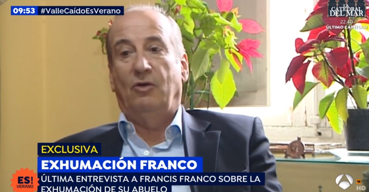 Francis Franco, el nieto del dictador, en Espejo Público