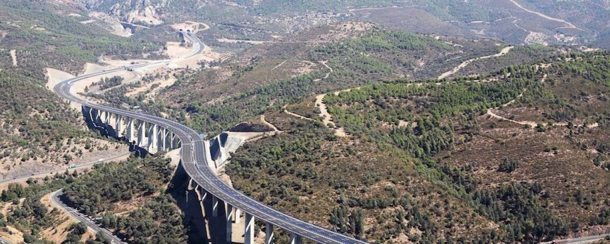 La Autovía del Sur a su paso por Despeñaperros