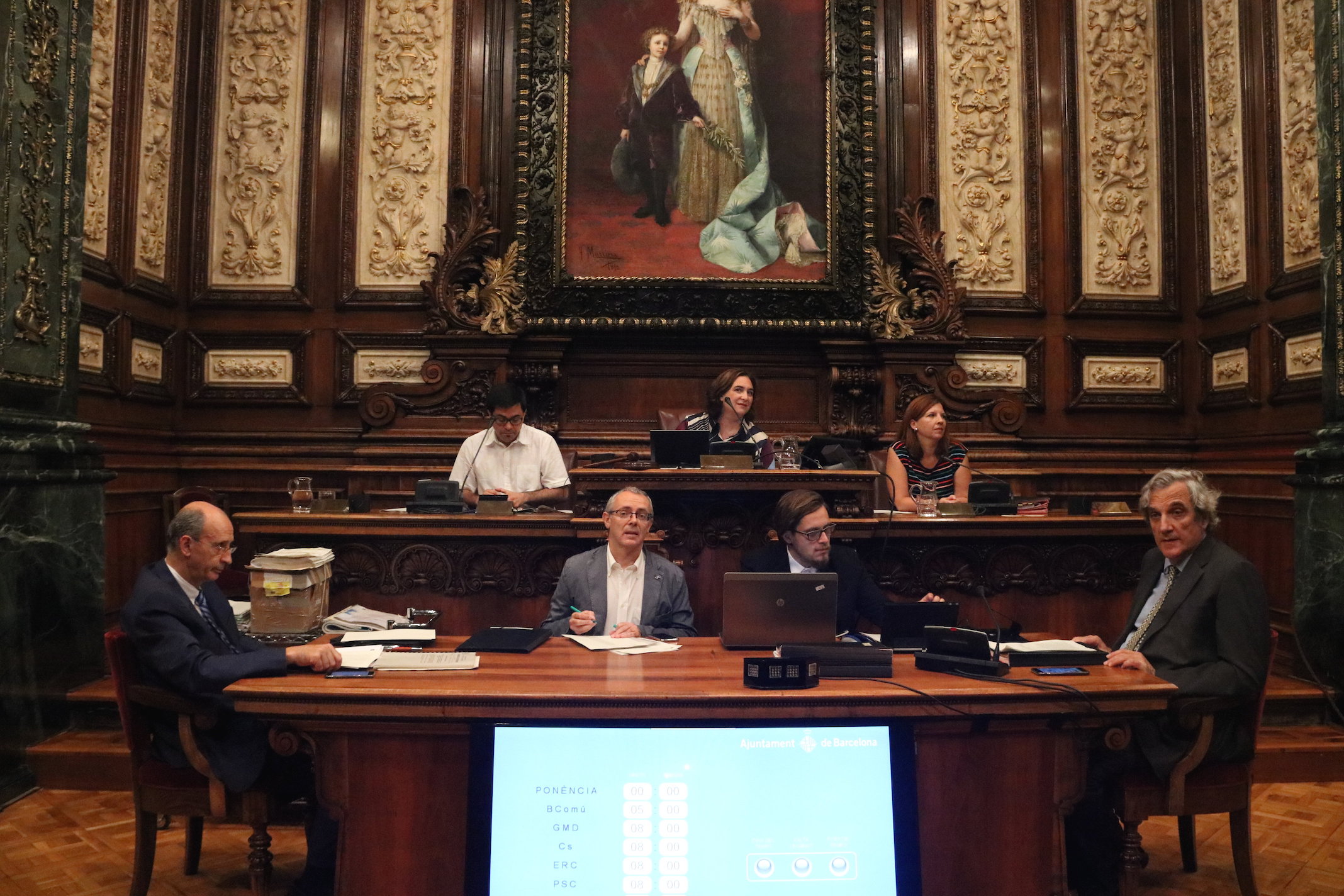 Pleno del Ayuntamiento de Barcelona. ACN