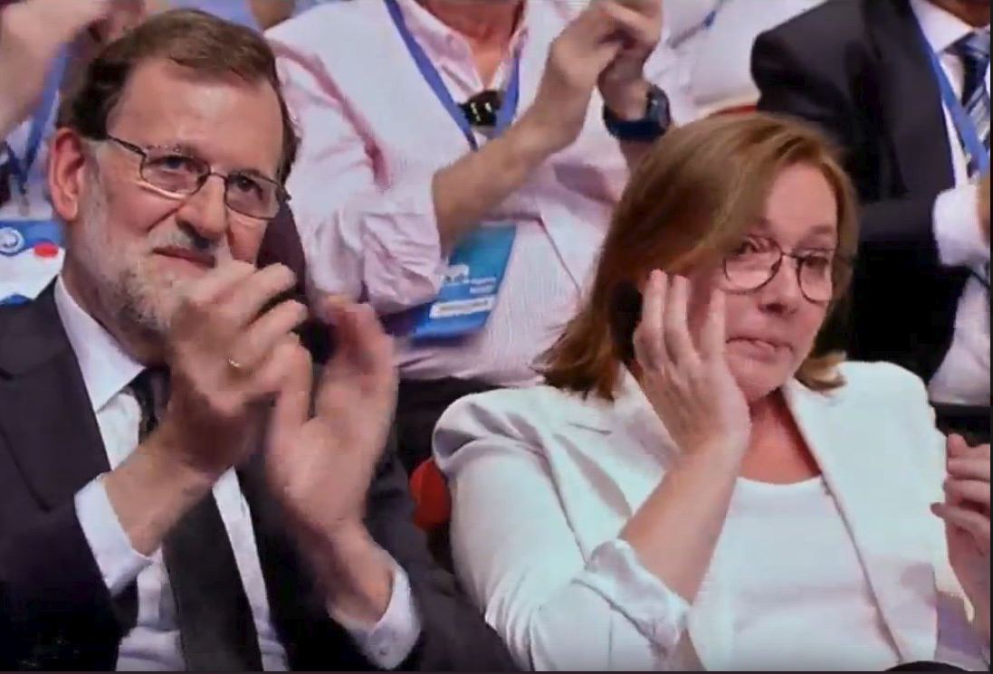 rajoy y su mujer