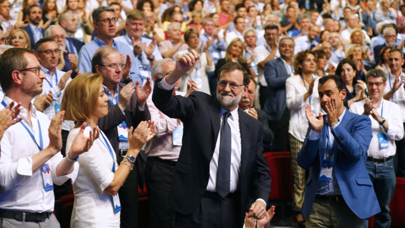 El expresidente del Gobierno Mariano Rajoy en el XIX Congreso del PP - EFE