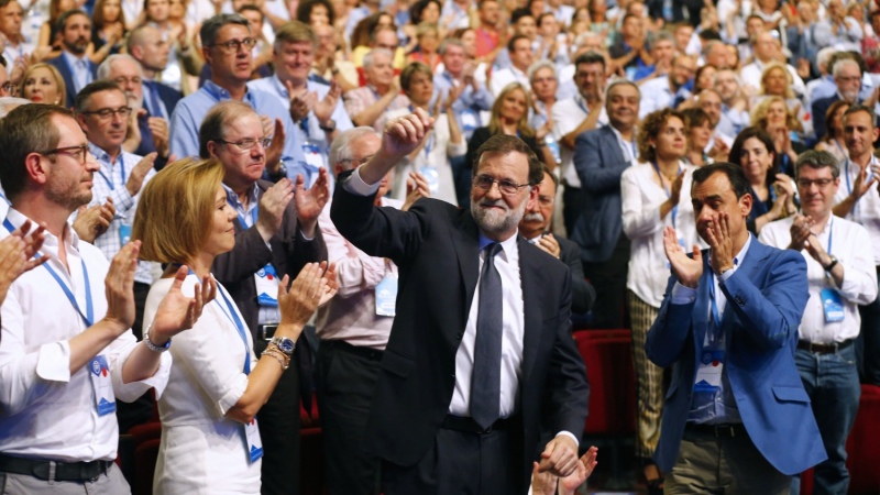 El expresidente del Gobierno Mariano Rajoy en el XIX Congreso del PP - EFE El expresidente del Gobierno Mariano Rajoy en el XIX Congreso del PP - EFE