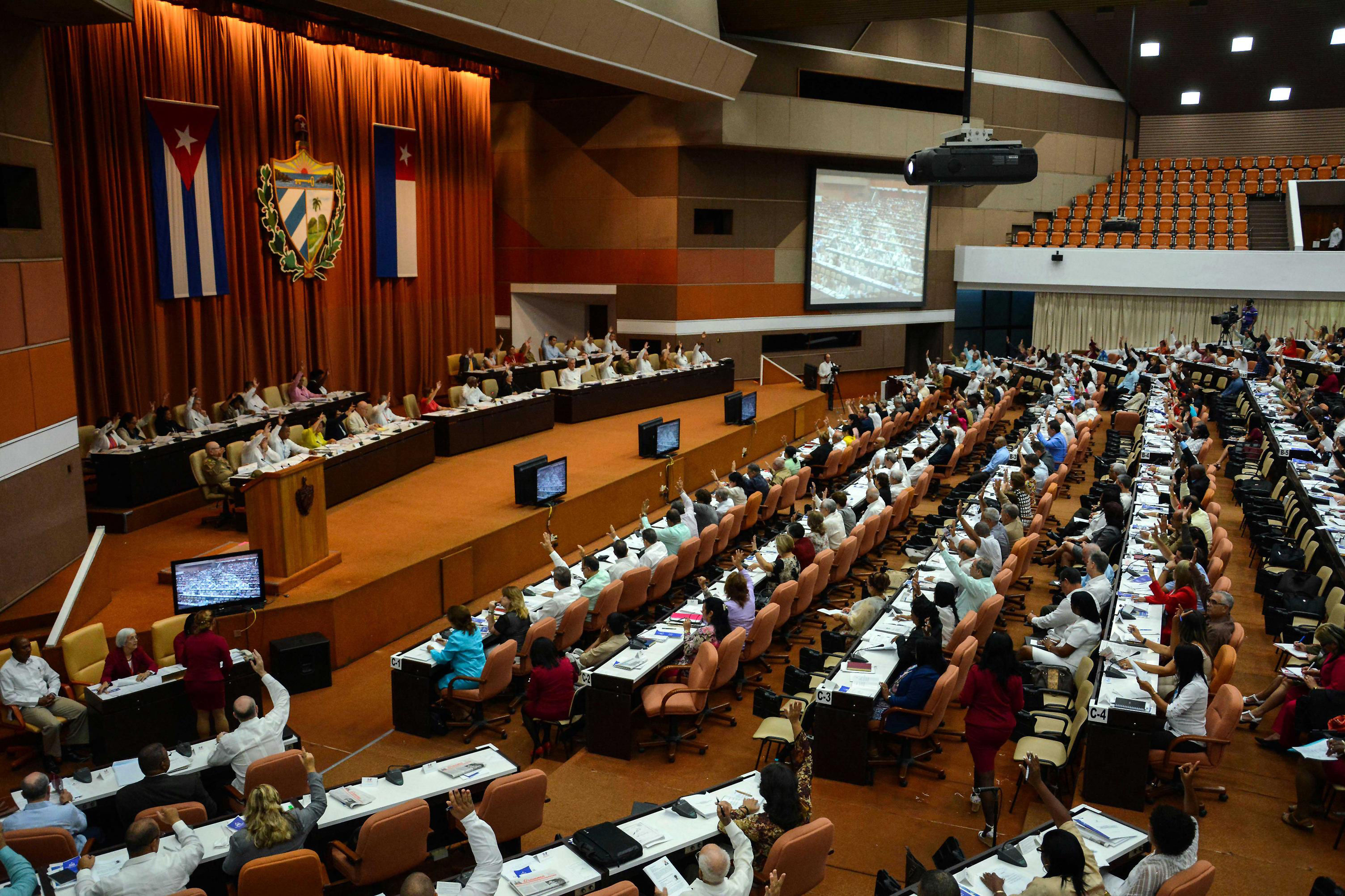 Vista general durante la plenaria del primer período ordinario de sesiones de la IX Legislatura de la Asamblea Nacional