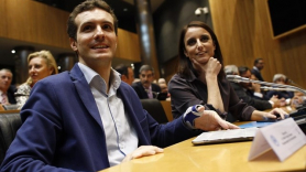 Pablo Casado y Andrea Levy en una imagen de archivo.