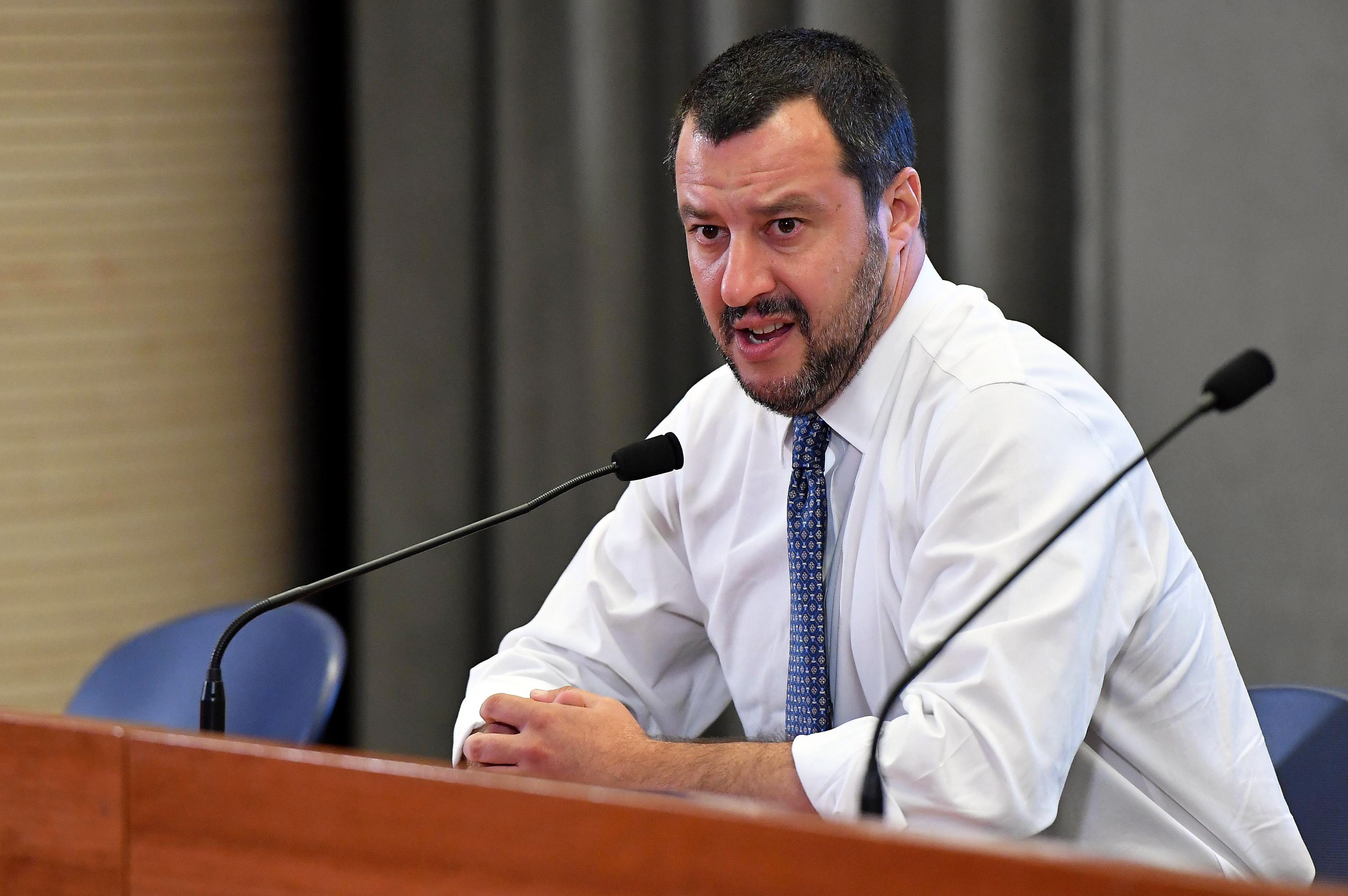 El ministro italiano del Interior, Matteo Salvini. EFE/Archivo