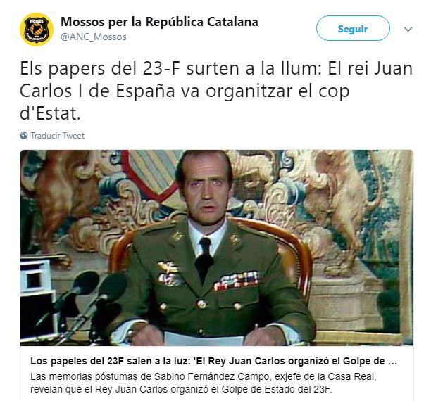 El tuit del bulo