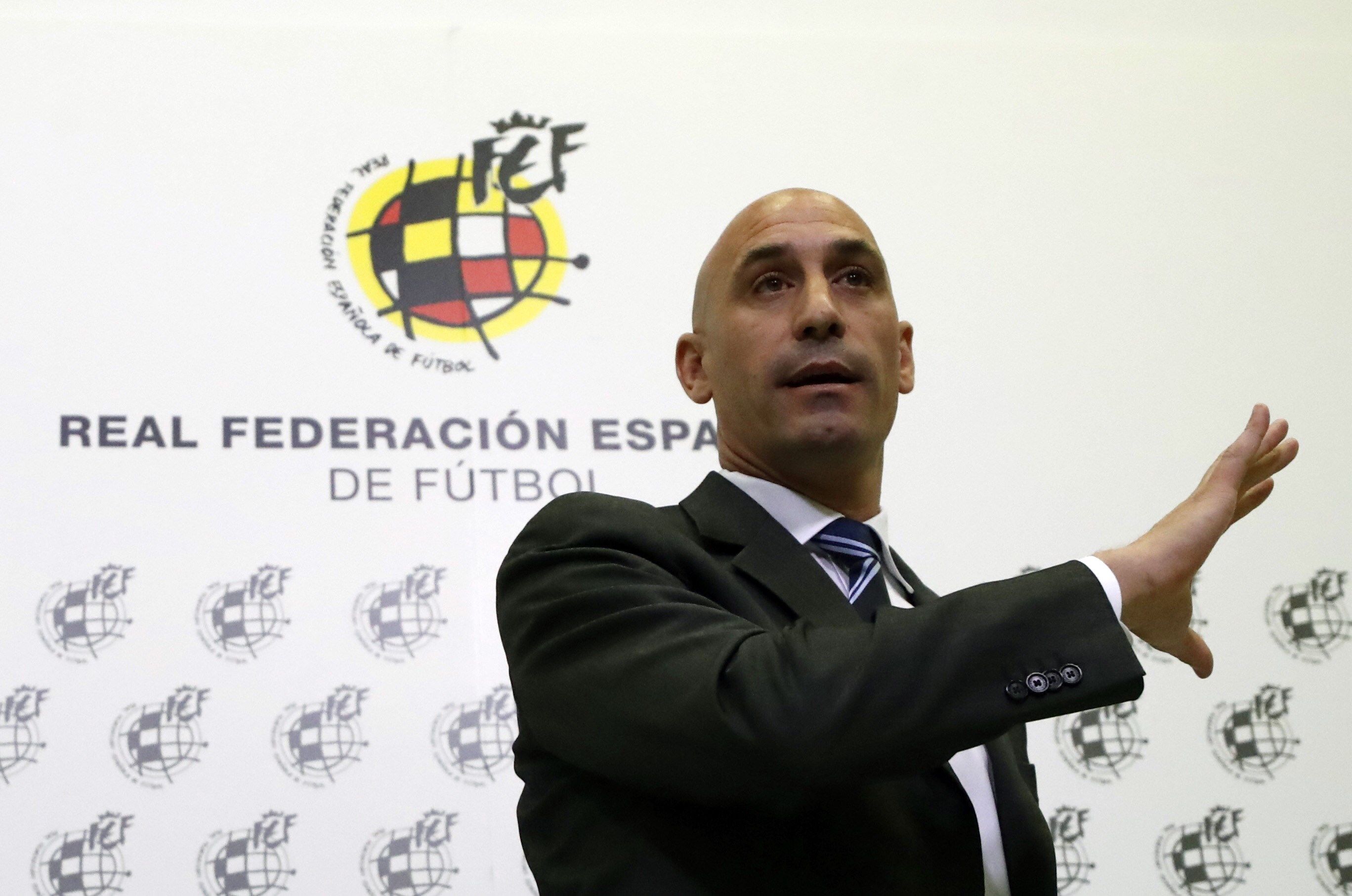 El presidente de la RFEF, Luis Rubiales