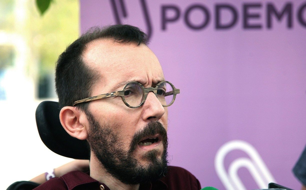 El secretario de Organización de Podemos, Pablo Echenique