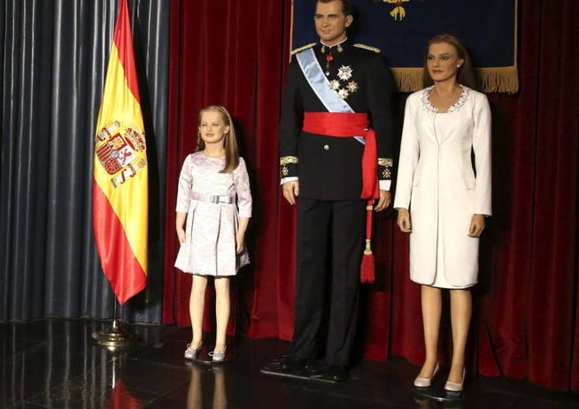 La Familia Real en el Museo de Cera