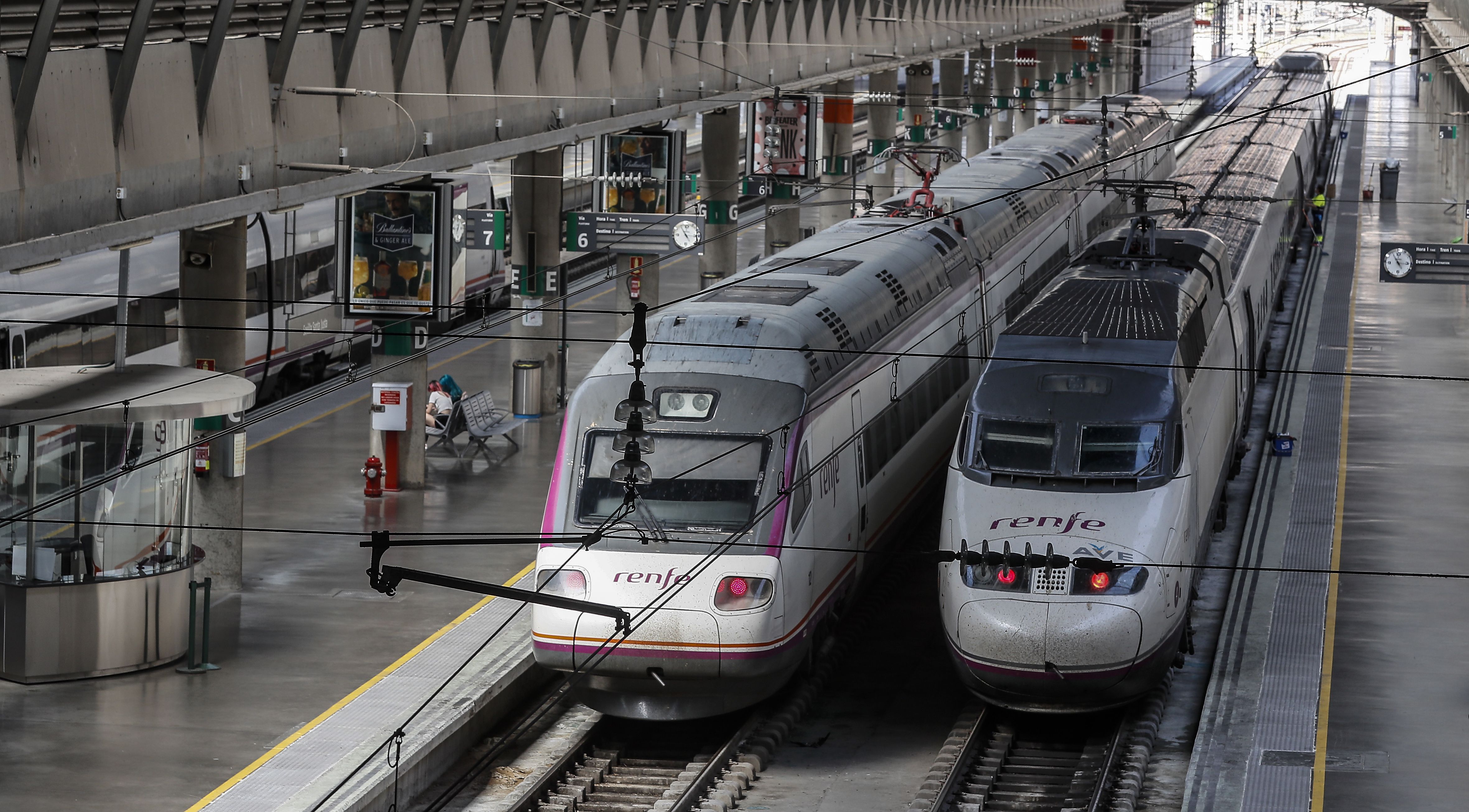 Un tren de Renfe entrando en la estación. EFE