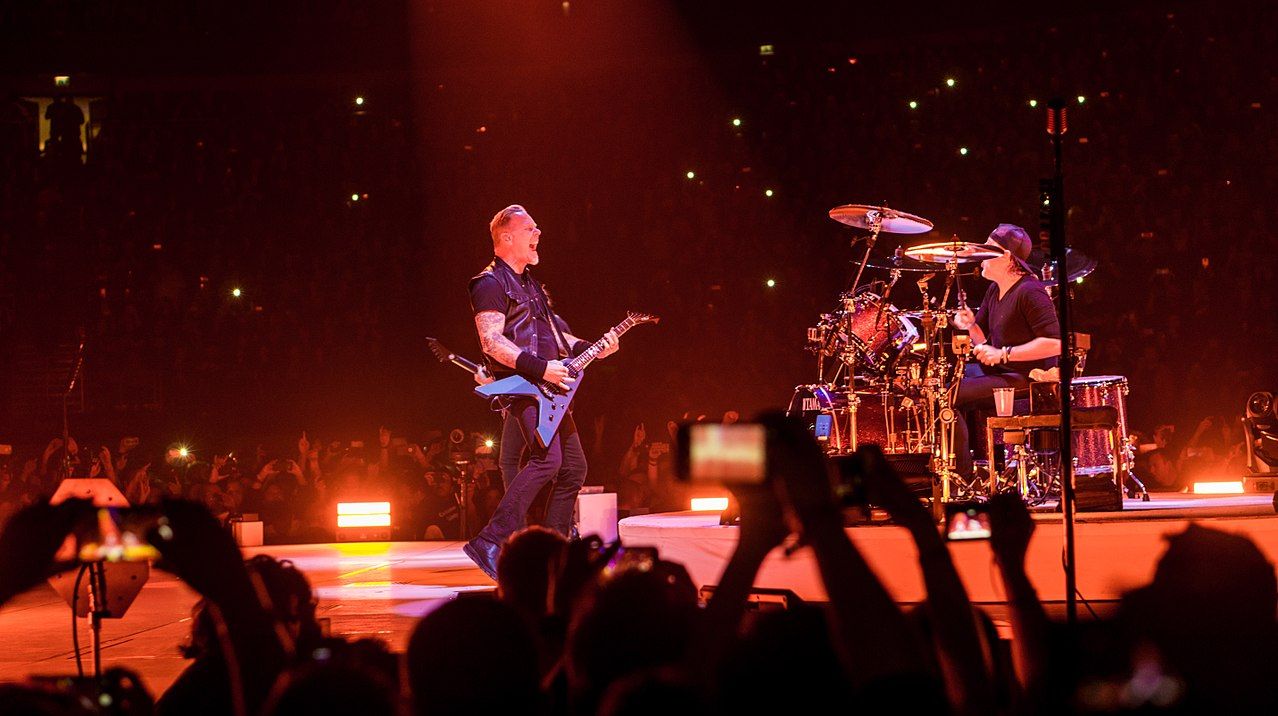 Metallica en concierto. Foto: Raph PH