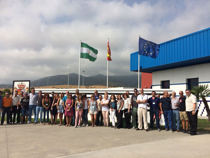 Funcionarios de Prisiones ante la Carcel Botafuegos Algeciras. UGT Funcionarios de Prisiones ante la Carcel Botafuegos Algeciras. UGT