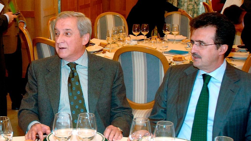 Los empresarios Méndez Pozo y Ulibarri, magnates de la comunicación castellana. EFE