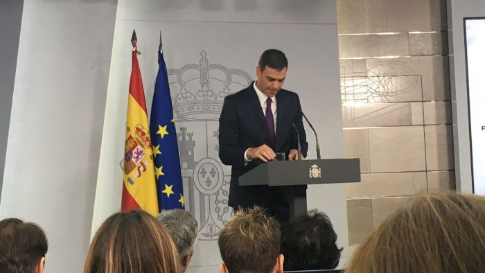 Pedro Sánchez hace balance del curso político