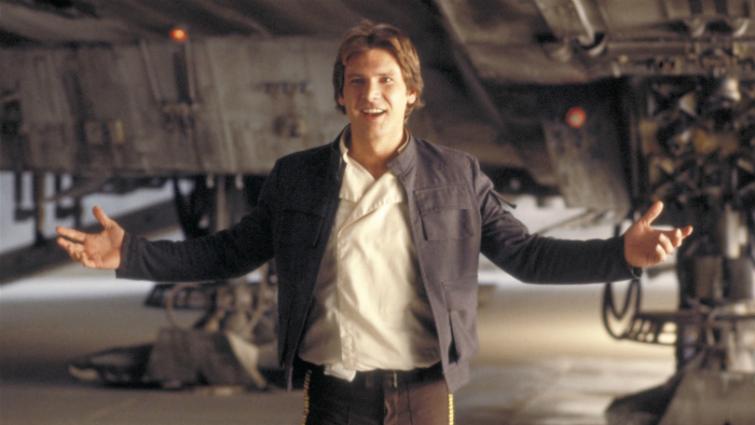 Harrison Ford caracterizado como Han Solo en 'El imperio contraataca'