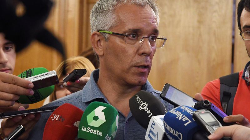 El concejal del Ayuntamiento de León, José María López Benito, investigado en el caso Enredadera por el que dimitió de sus cargos al frente de Infraestructuras y Deportes. EFE