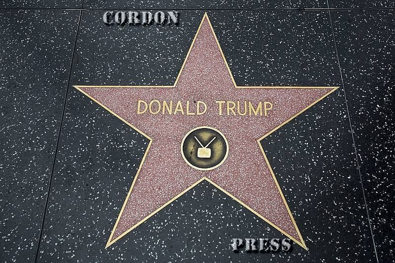 Estrella de Donald Trump en el Paseo de la Fama