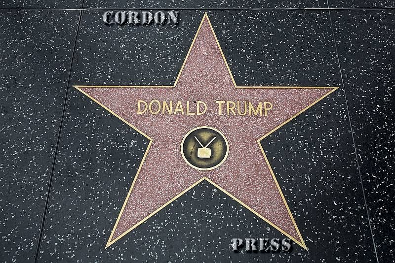 Estrella de Donald Trump en el Paseo de la Fama