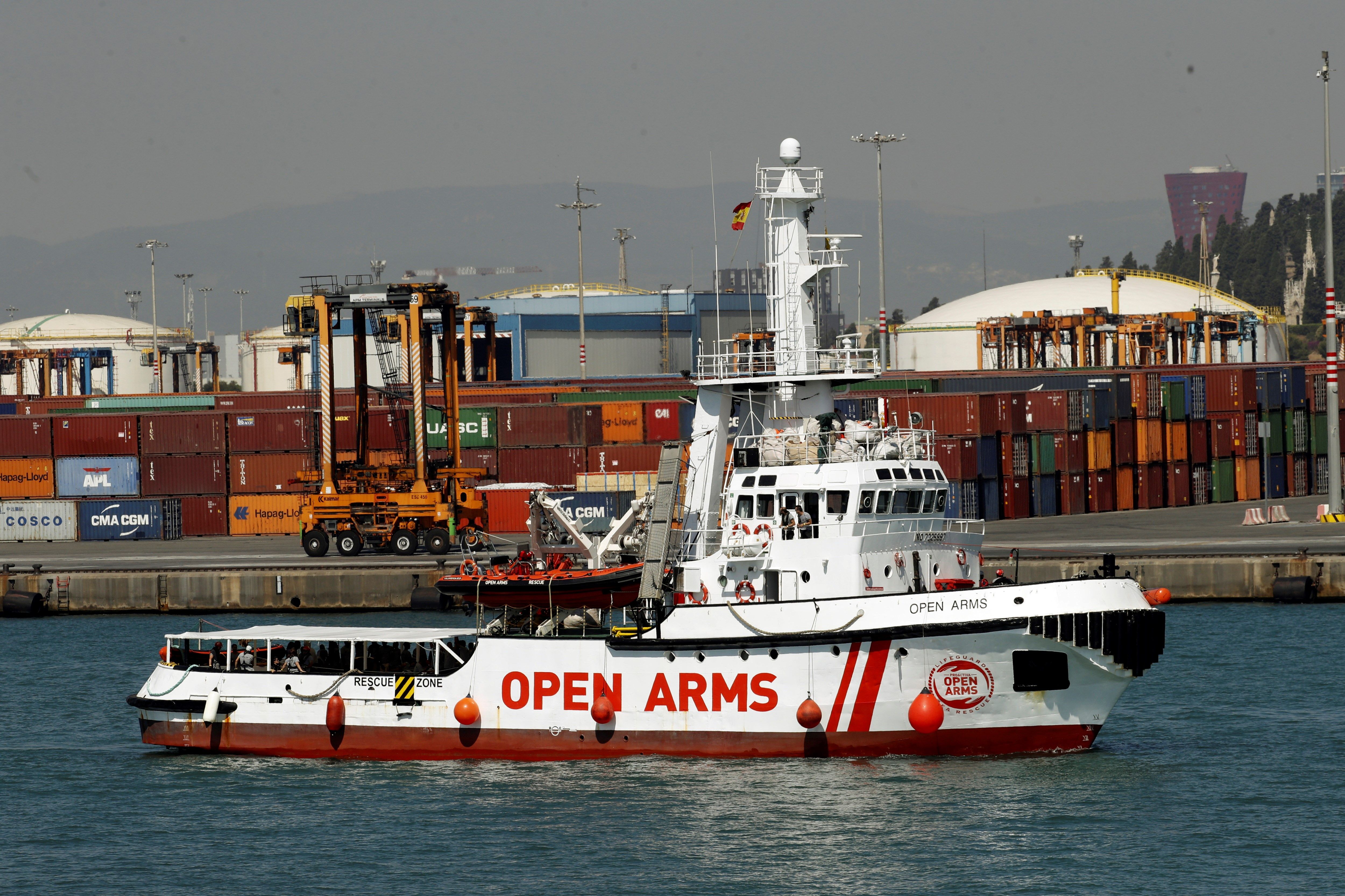 Imagen de archivo del barco "Open Arms"