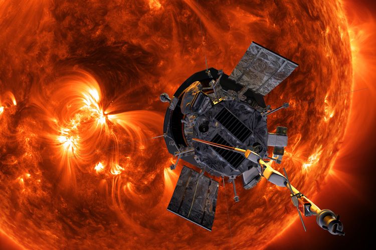 Sonda Parker Solar Probe. Imagen: NASA