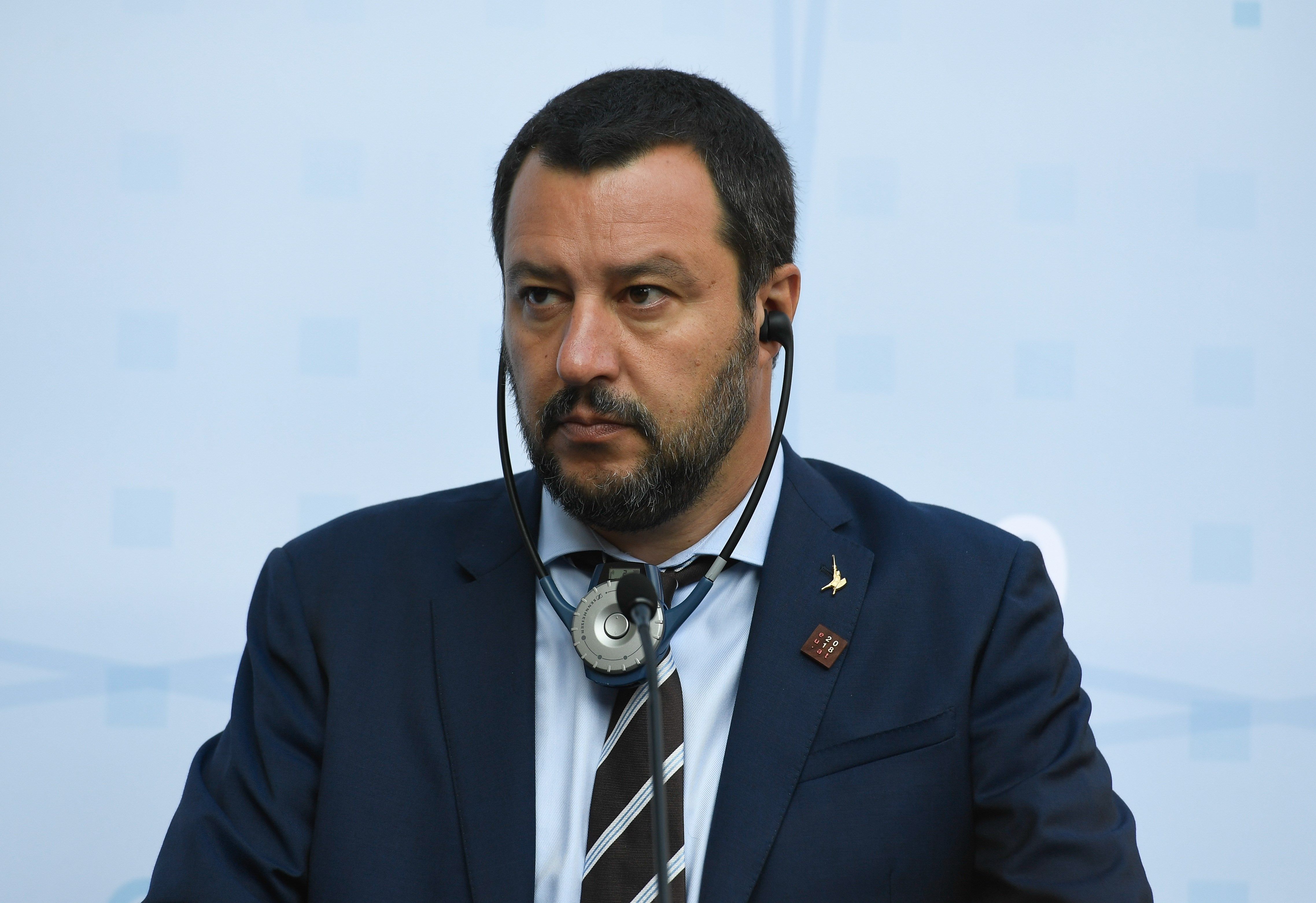 El ministro de Interior italiano, Matteo Salvini