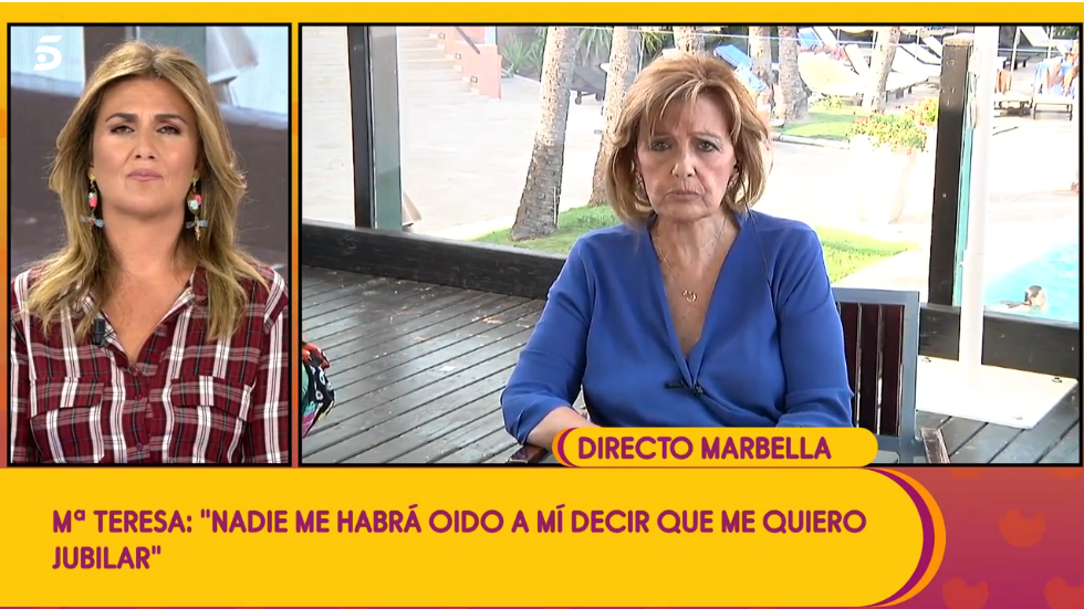 María Teresa Campos, entrevistada en Sálvame