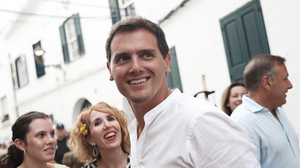 Albert Rivera en Mercadal, Islas Baleares