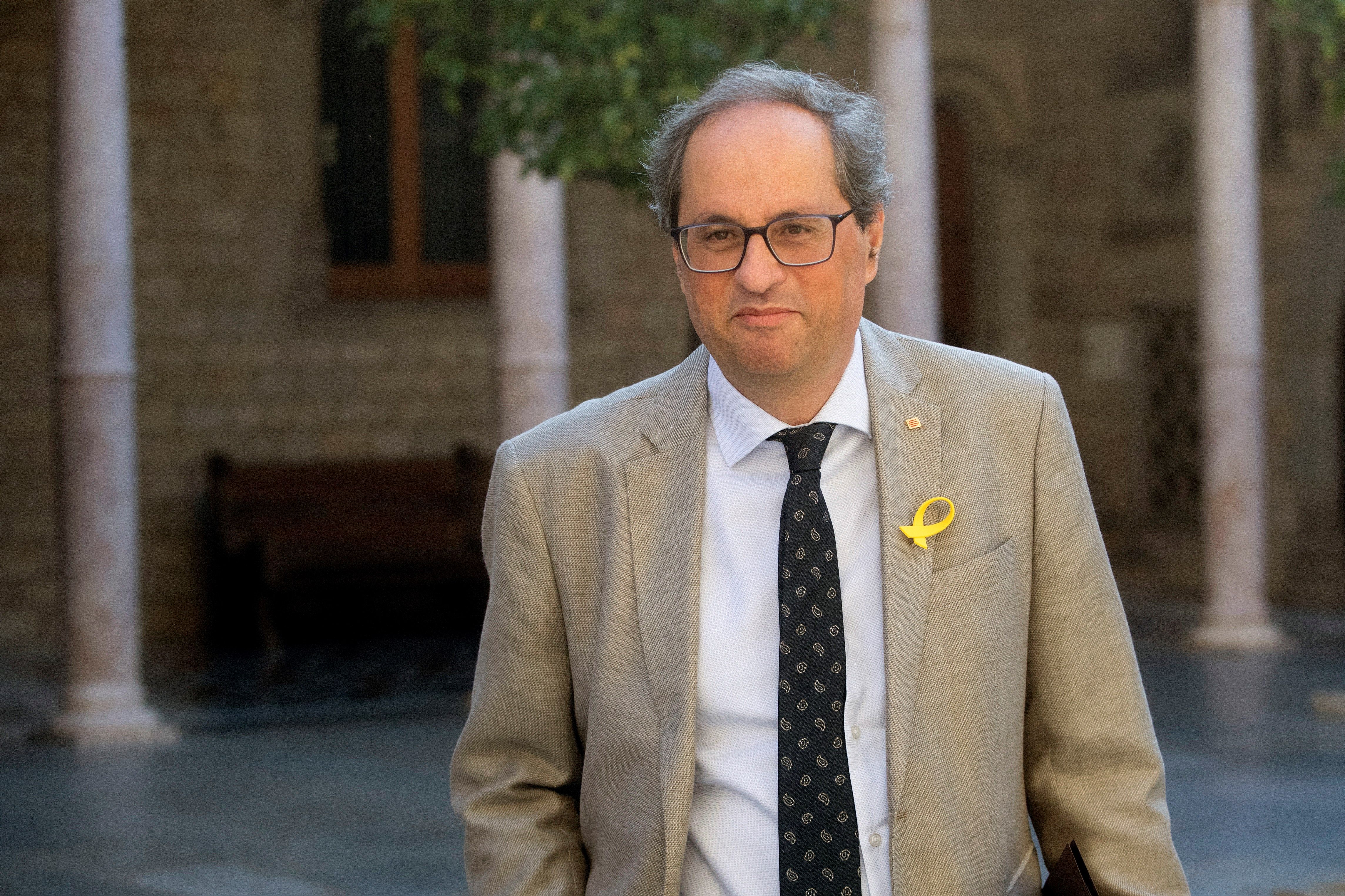 El president del Govern Quim Torra