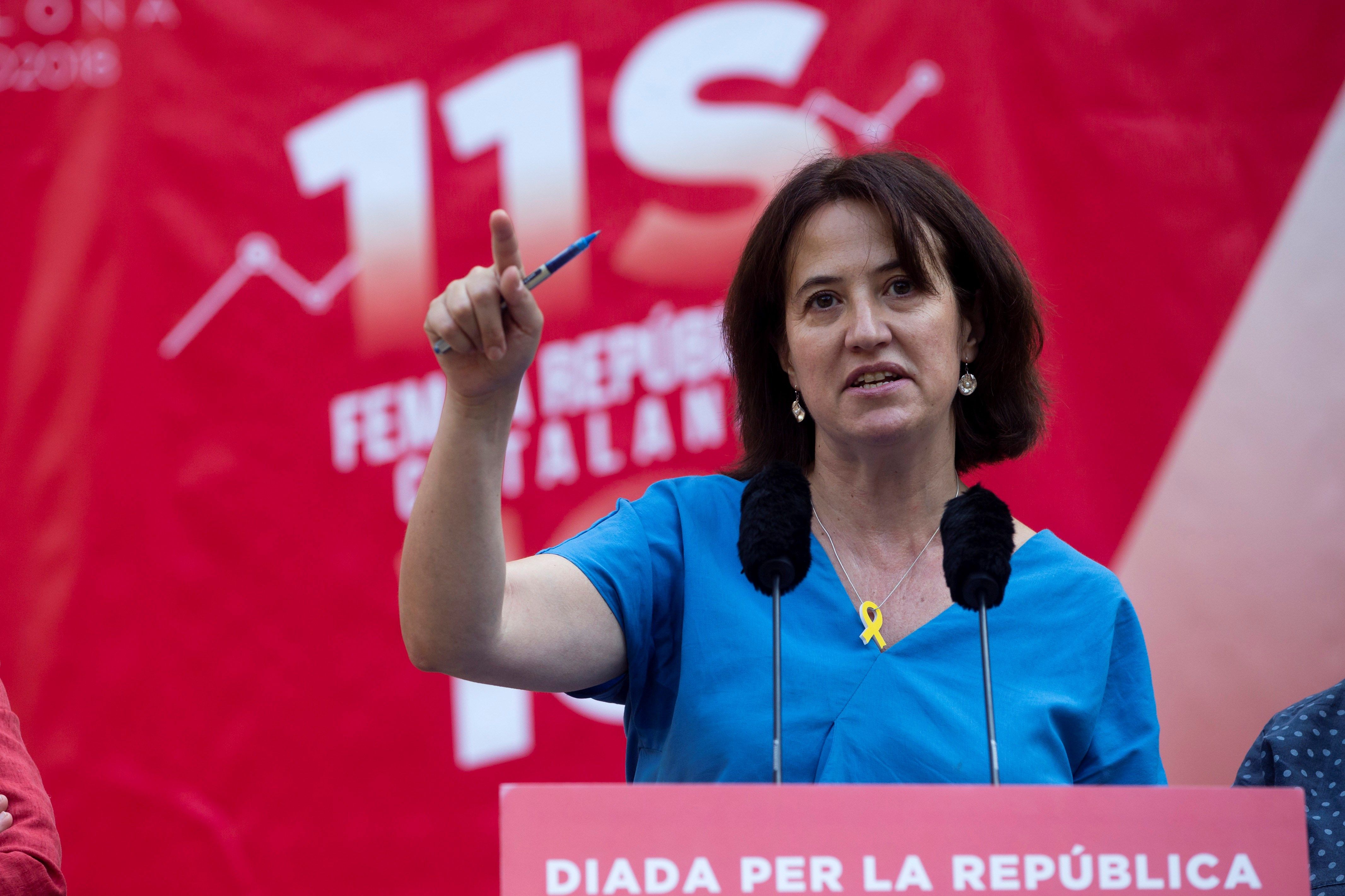 La presidenta de la ANC, Elisenda Paluzie.