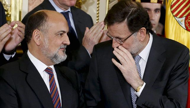 Mariano Rajoy con Francisco Perez de los Cobos