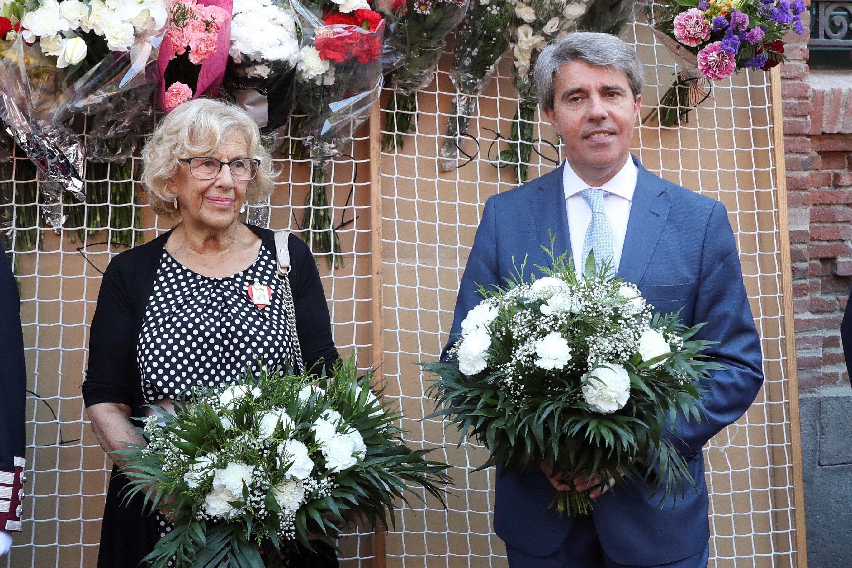 Manuela Carmena y Ángel Garrido