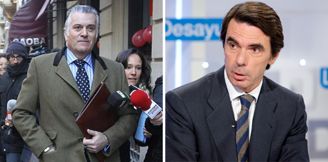 Bárcenas cree que "no estaría en la cárcel" con el 'todopoderoso' Aznar Bárcenas cree que "no estaría en la cárcel" con el 'todopoderoso' Aznar