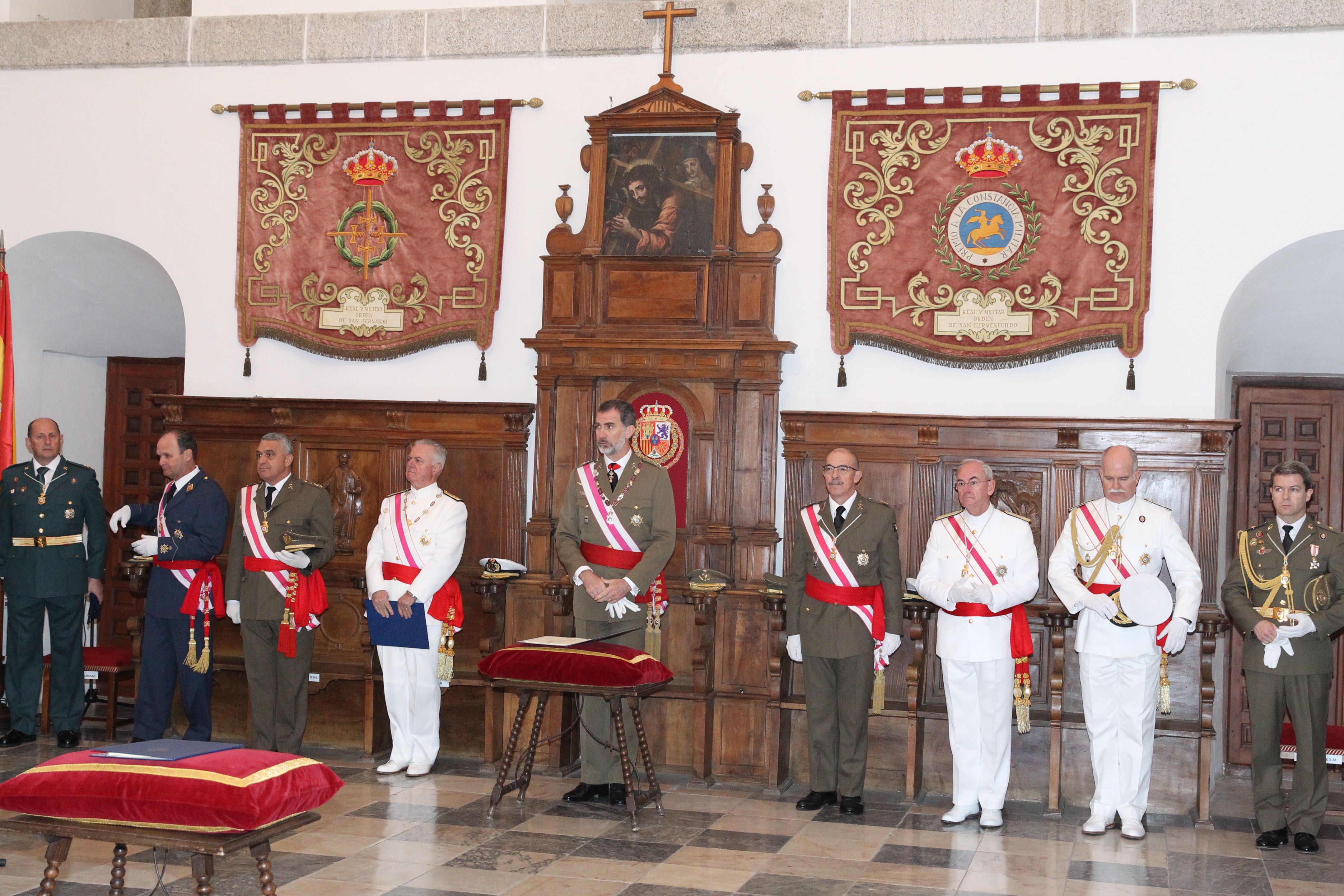 El rey Felipe VI preside el capítulo de la Orden de San Hermenegildo de este año - Ministerio de defensa