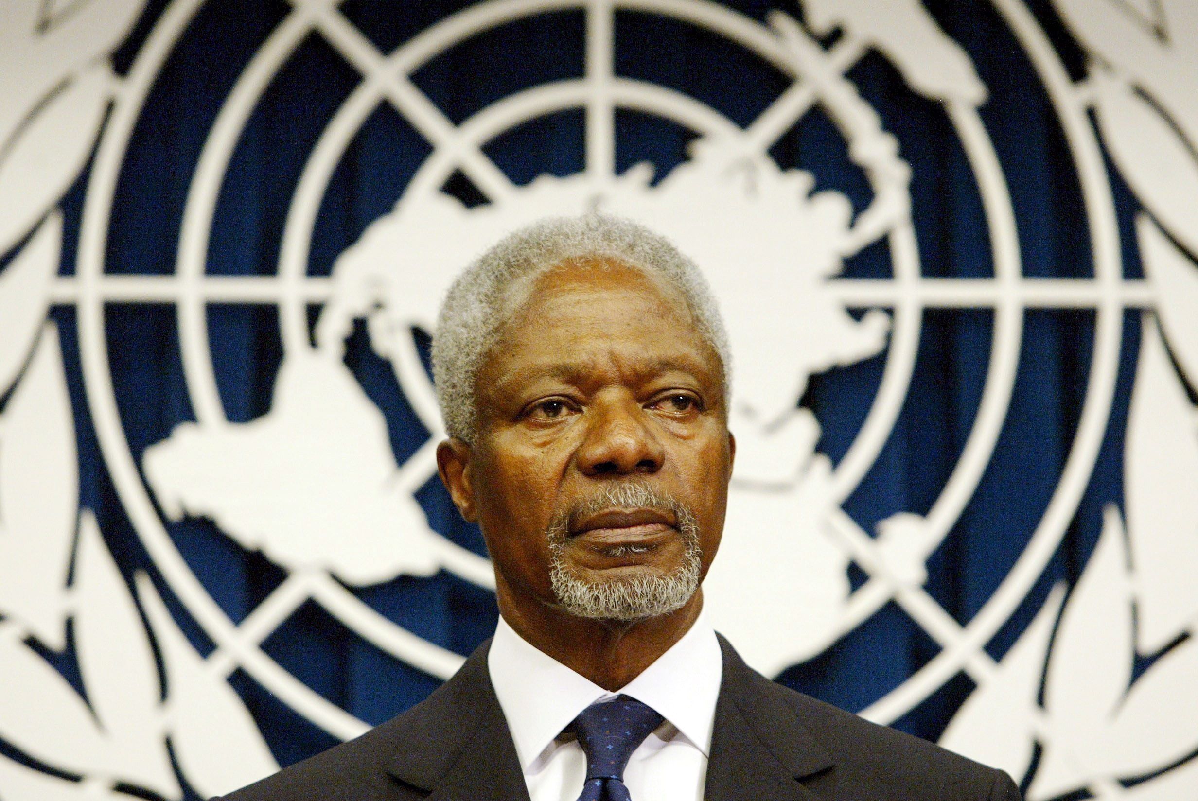El ex secretario general de las Naciones Unidas Kofi Annan