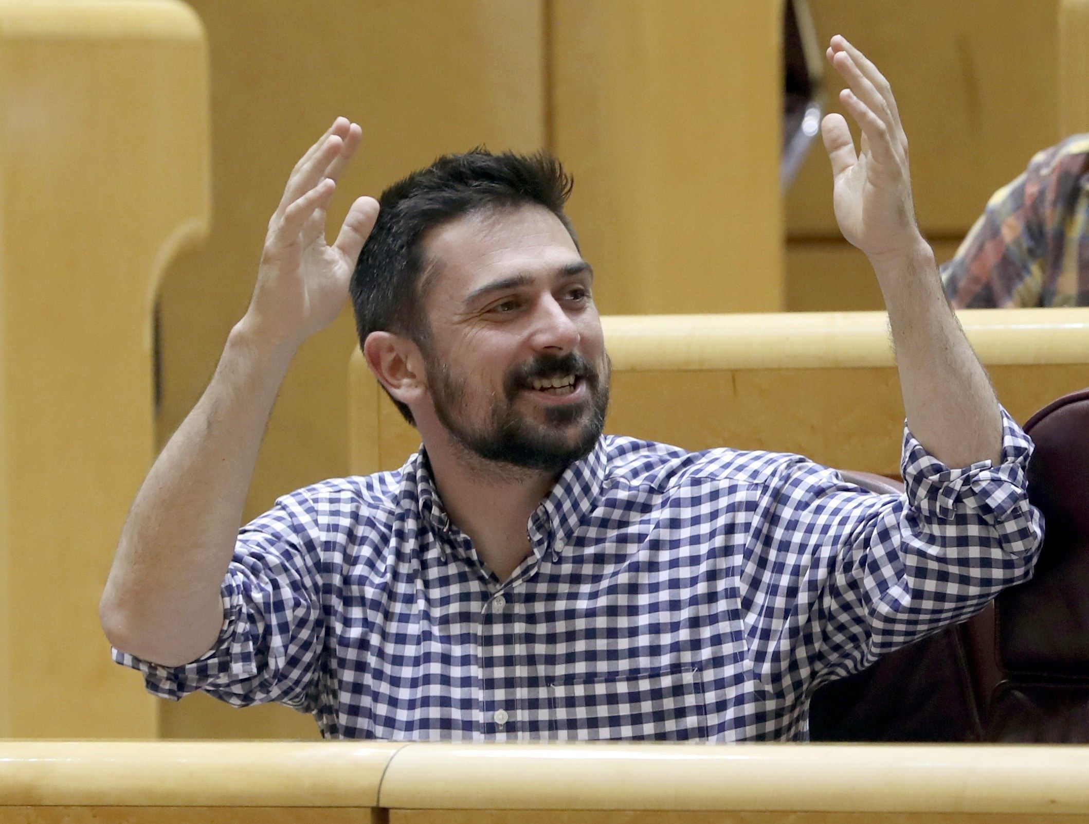 El exsecretario general de Podemos en Madrid, Ramón Espinar. 