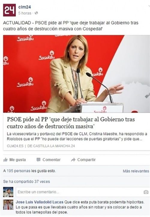facebook alcalde de Villares del Saz facebook alcalde de Villares del Saz