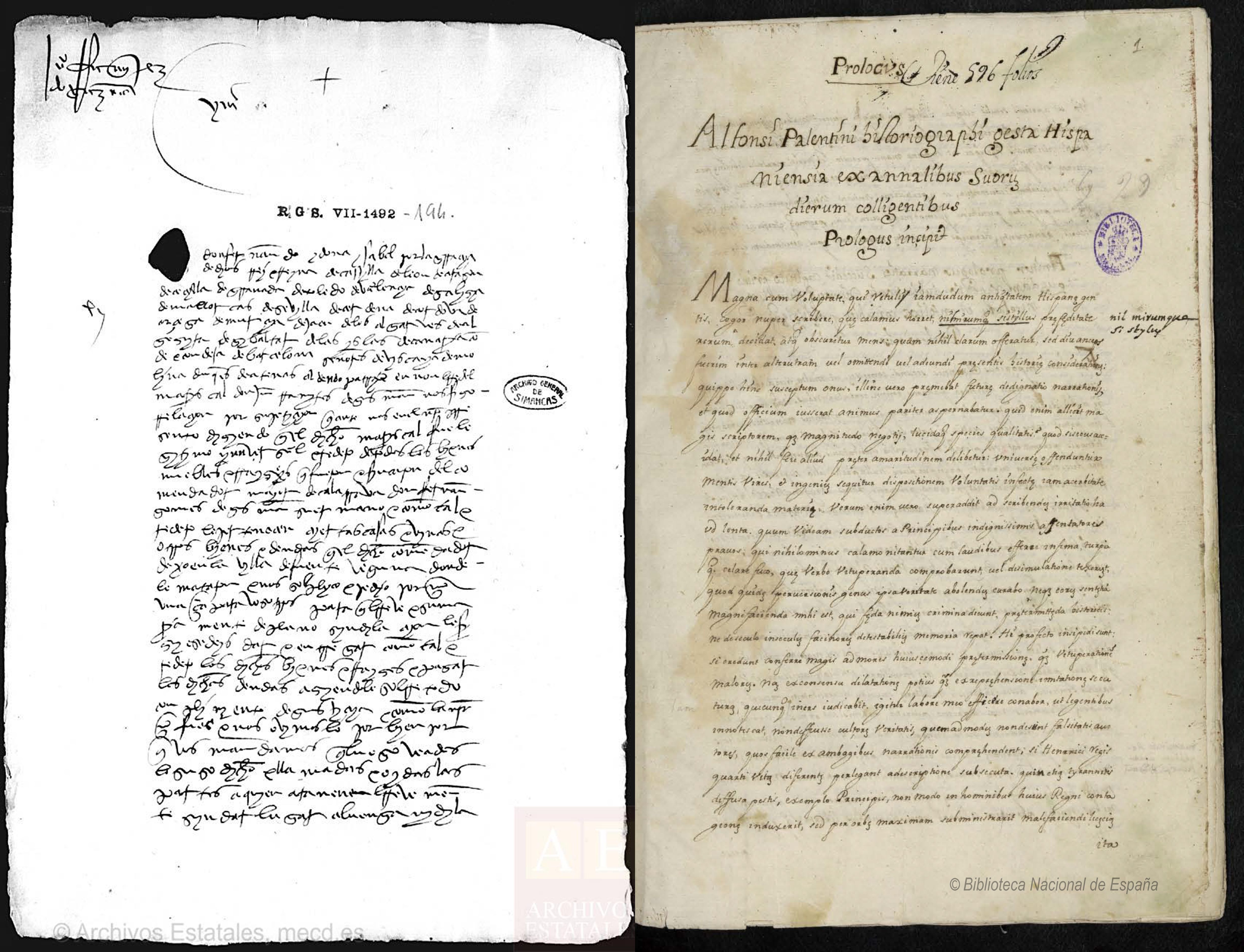 Los documentos de la época como la petición de Juan Ramírez de Guzmán o la Crónica de Alfonso de Palencia aportan más verosimilitud a unos hechos que han sido novelizados al extremo. Fuentes: Portal de Archivos Españoles y Biblioteca Nacional.