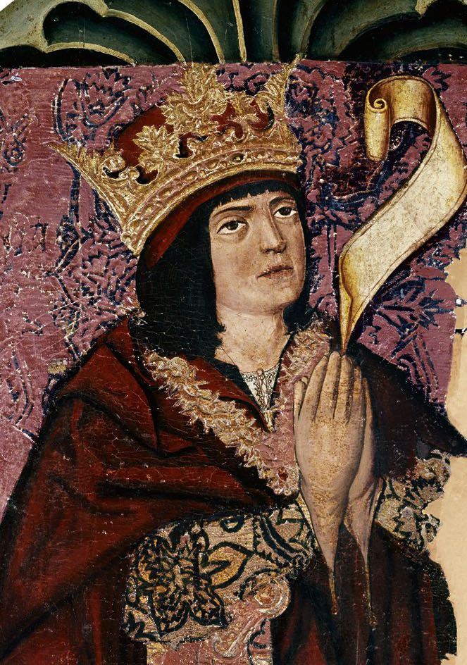Fernando el Católico en el retablo de la capilla de los Corporales (Daroca) Fernando el Católico en el retablo de la capilla de los Corporales (Daroca)