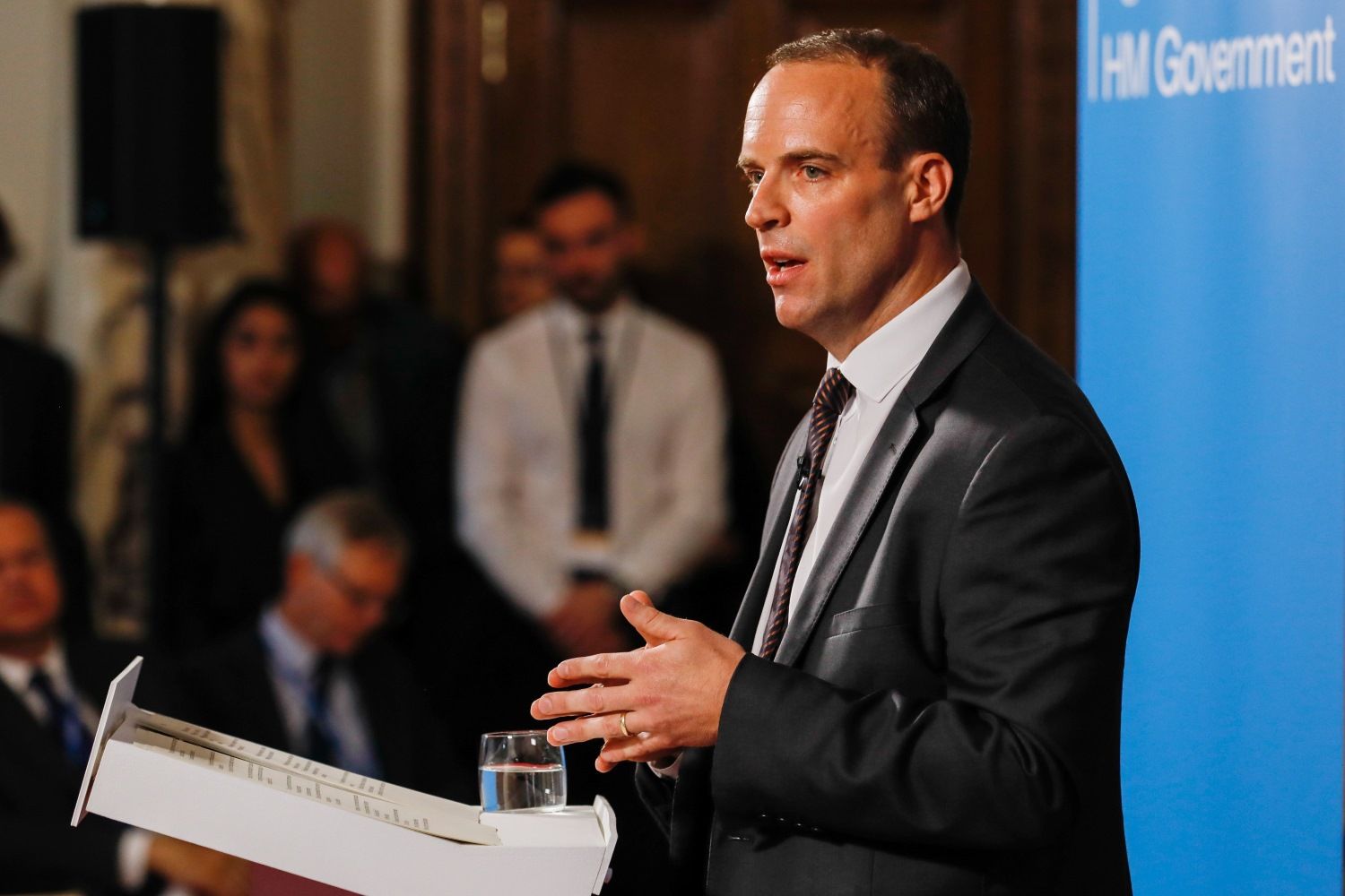 El ministro para la salida británica del bloque comunitario, Dominic Raab - EFE